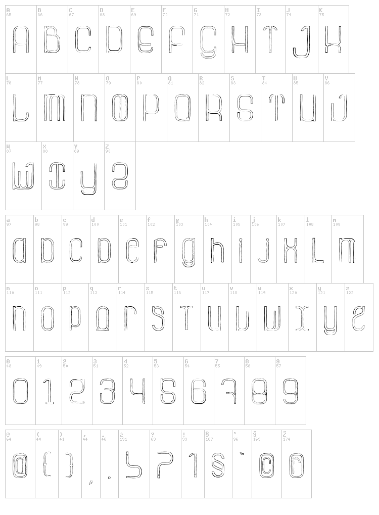 La Grosse Cochonne font map